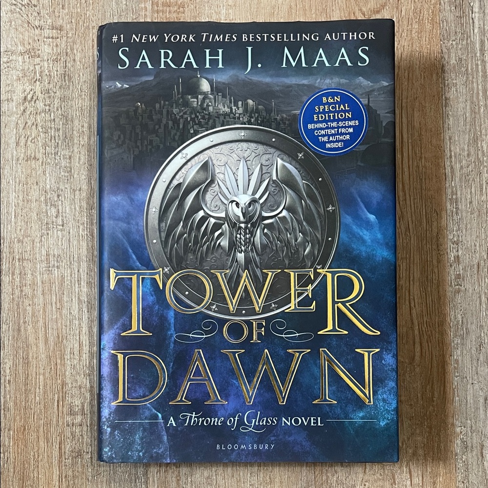 Tower of Dawn by Sarah J. Maas - Blue & Gold Hardcover - Special Edition